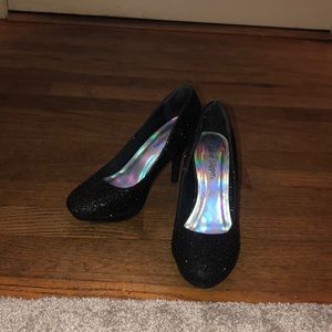 Homecoming shoes, bedazzled